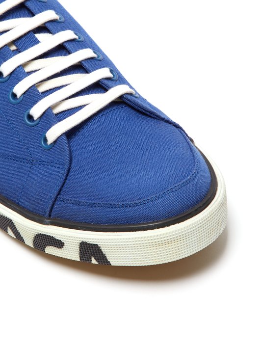 Balenciaga Logo canvas low-top trainers