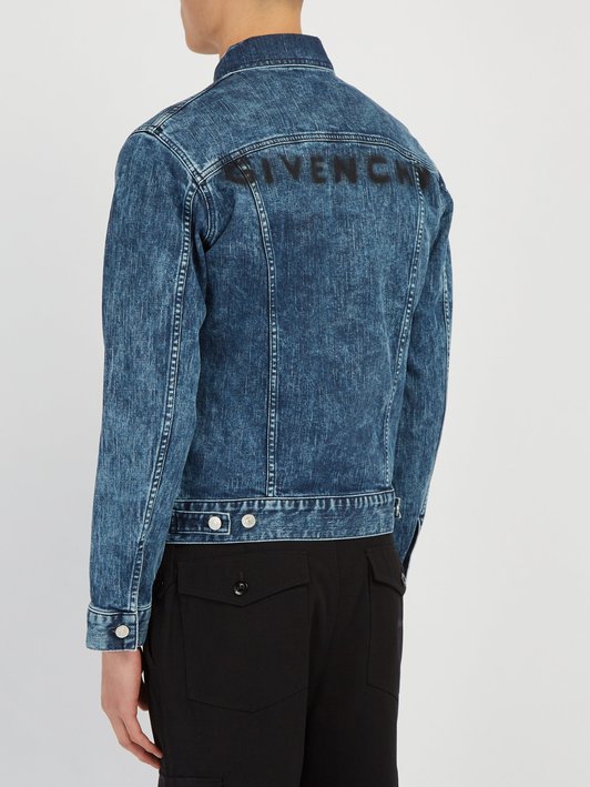 Givenchy Logo denim jacket
