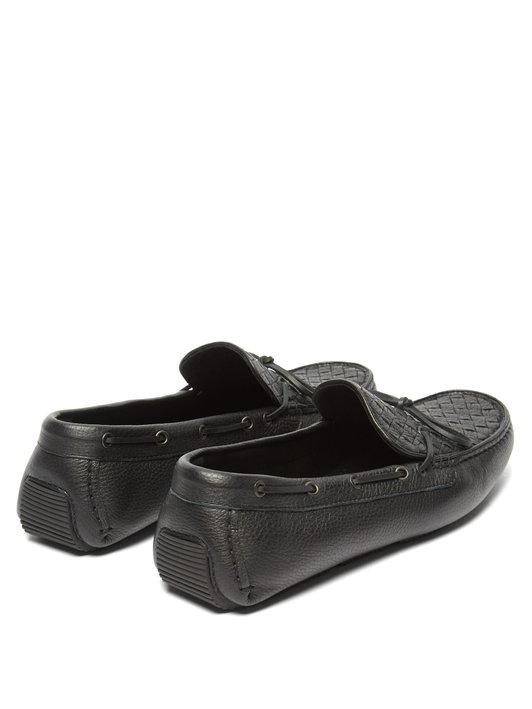 Bottega Veneta Intrecciato leather driving loafers