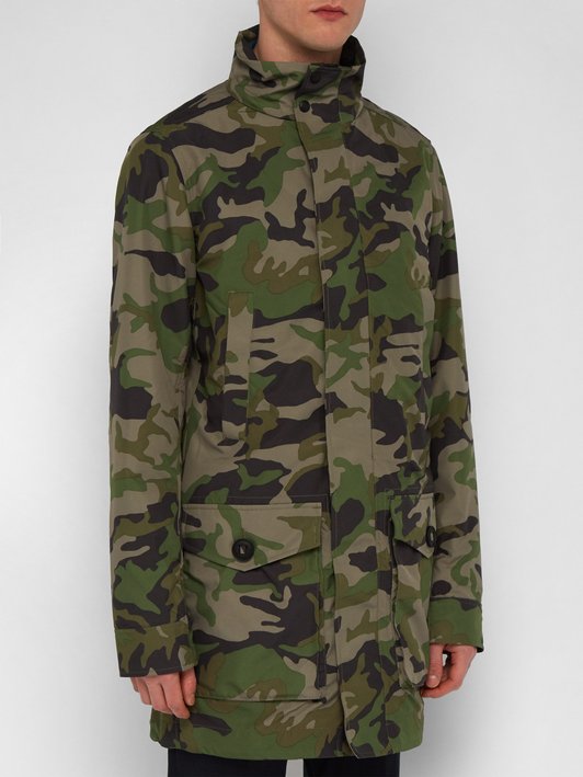 Canada Goose Camouflage-print hooded coat