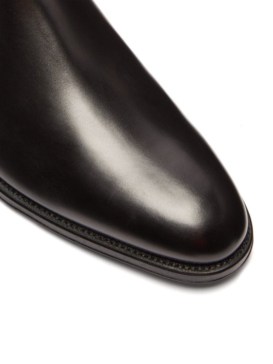 Dunhill Duke leather chelsea boots