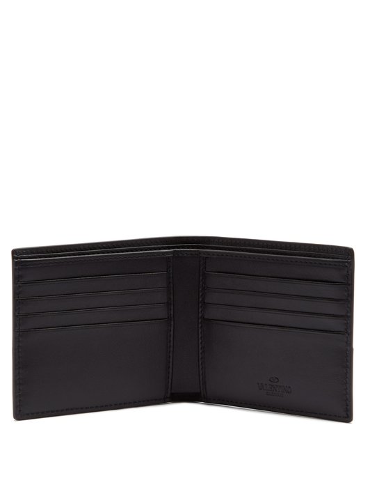 Valentino Monogram leather bi-fold wallet