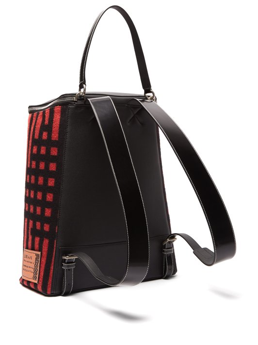 Loewe X Charles Rennie Mackintosh Goya Grid backpack