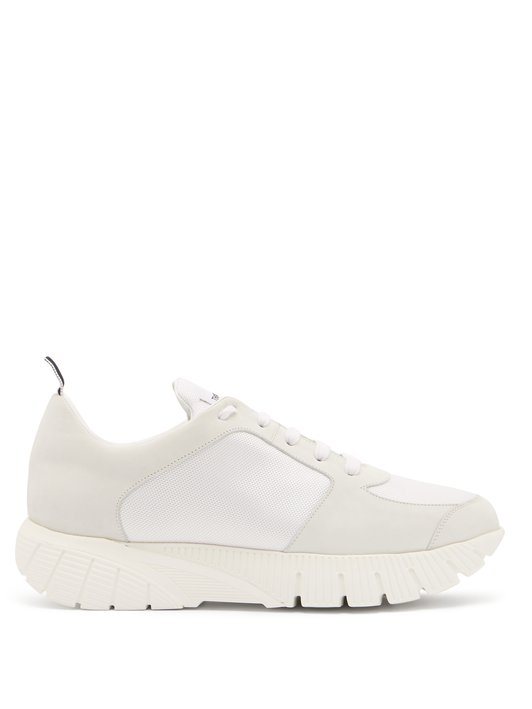 Thom Browne Low-top leather running trainers
