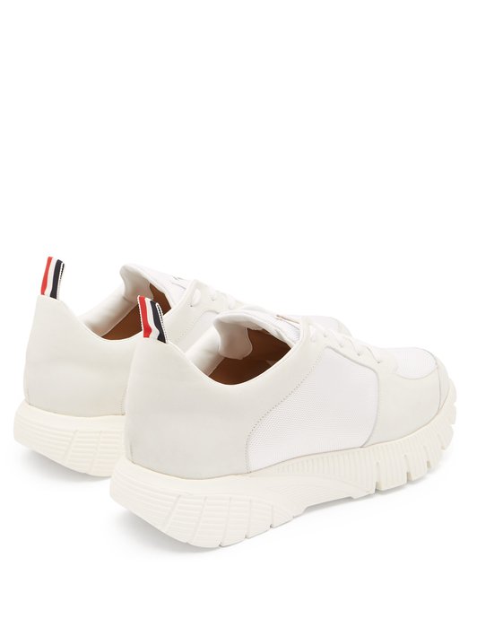 Thom Browne Low-top leather running trainers