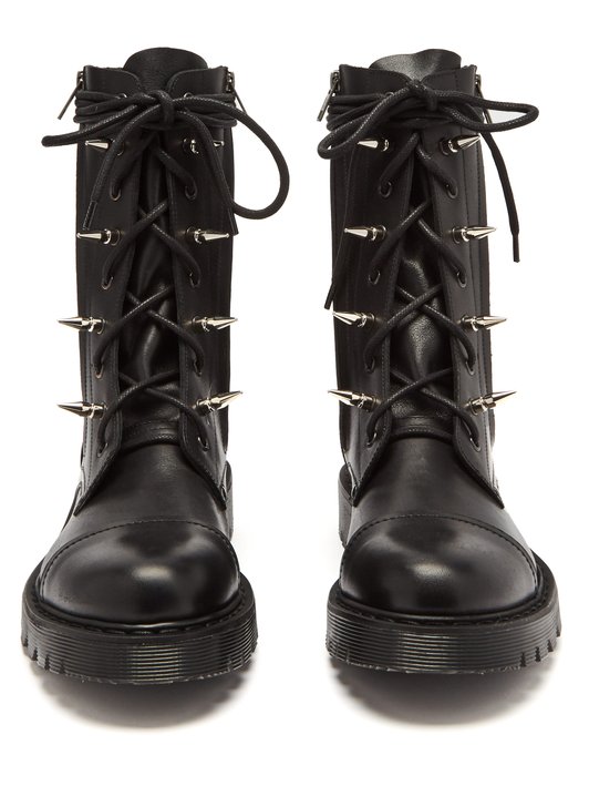 Vetements Spiked leather boots