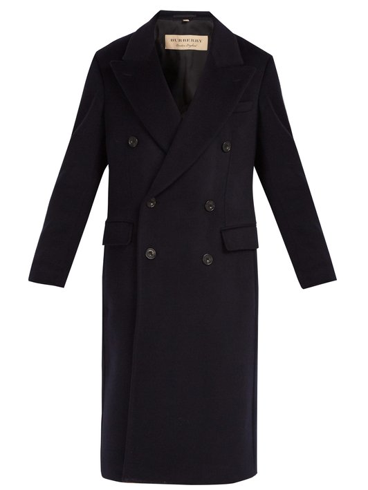Burberry Double-breasted cashmere overcoat