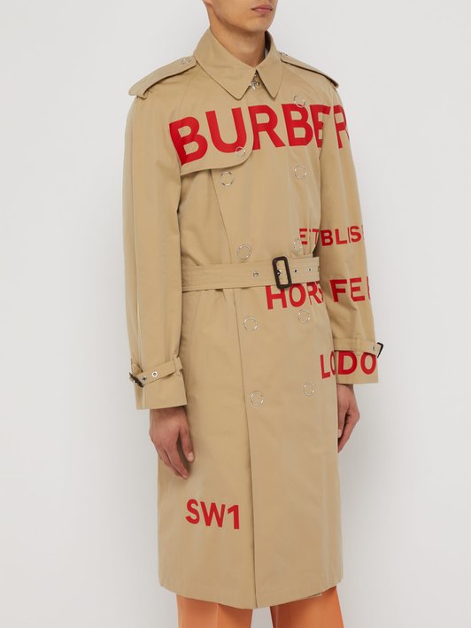 Burberry Wharbridge cotton-gabardine trench coat