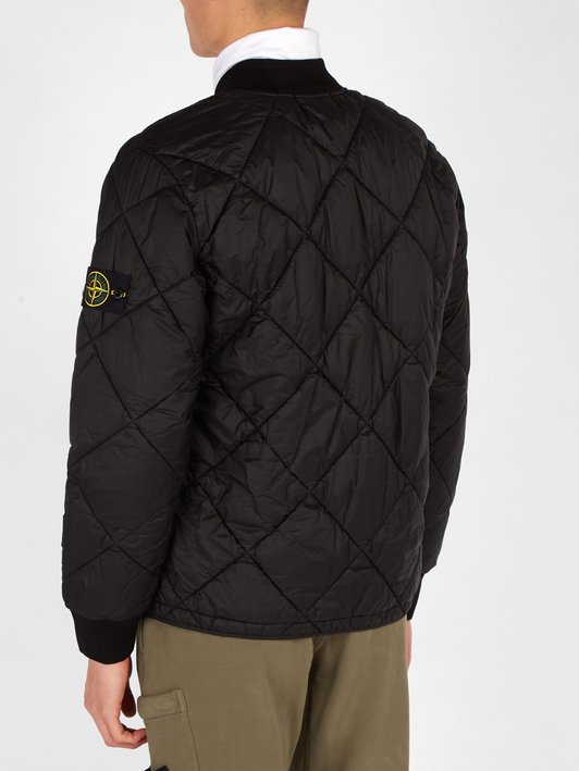 Stone Island Quilted ripstop bomber jacket