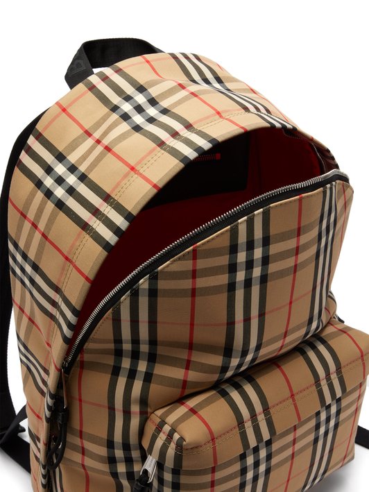 Burberry Jett Vintage-check backpack