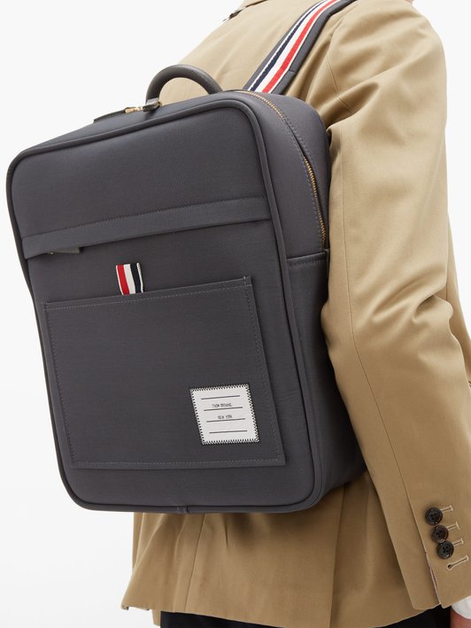 Thom Browne Book zip-top nylon backpack 