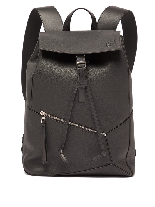 Loewe Puzzle grained-leather backpack