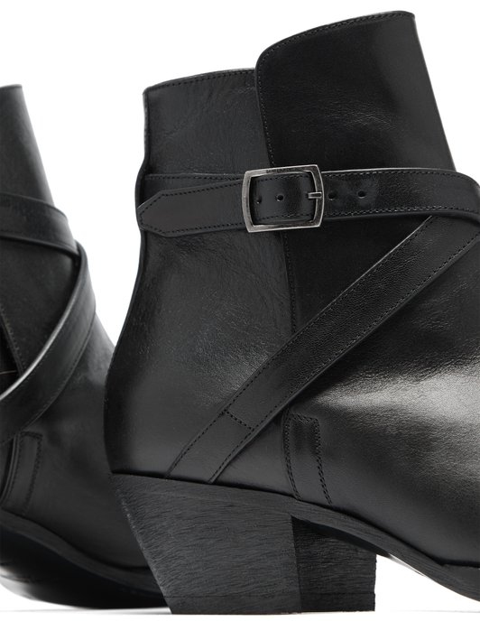 Saint Laurent Lukas 40 leather boots