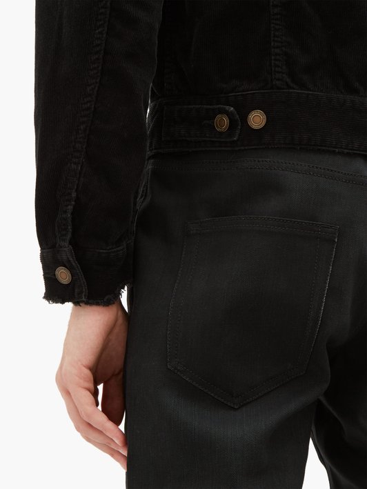 Saint Laurent Western cotton-corduroy jacket