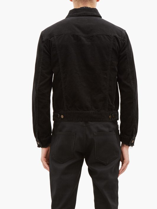 Saint Laurent Western cotton-corduroy jacket