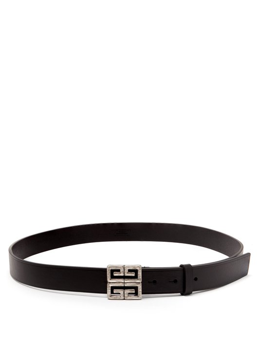 Givenchy 4G Logo-buckle leather belt 