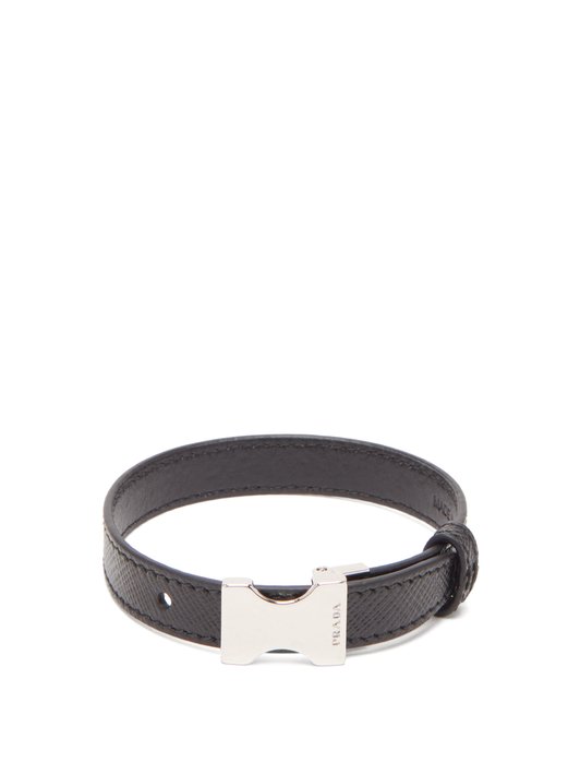 Prada Saffiano-leather bracelet