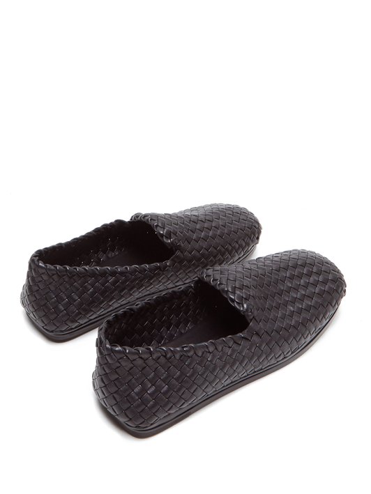 Bottega Veneta Intrecciato-leather loafers