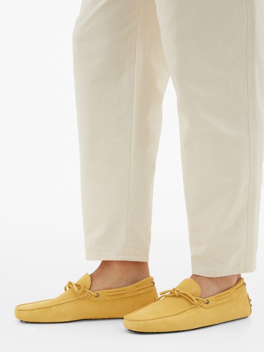 Tod's Gommino suede driving loafers