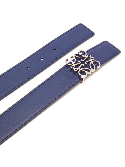 Loewe Anagram reversible-leather belt
