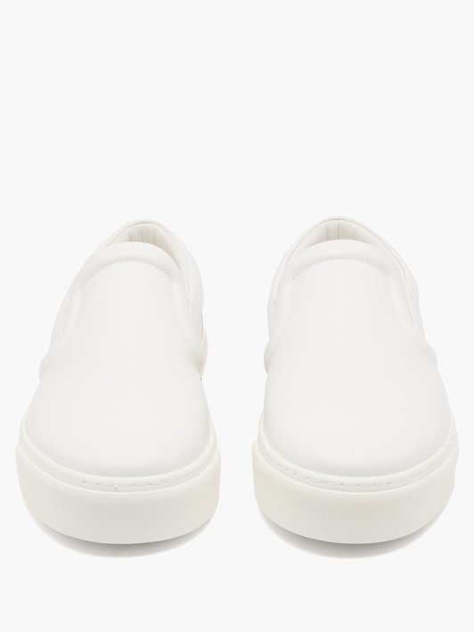 Burberry Thompson Icon-stripe leather trainers