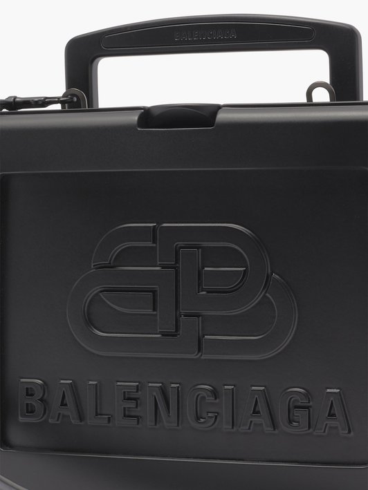 Balenciaga Lunch Box BB-embossed cross-body bag