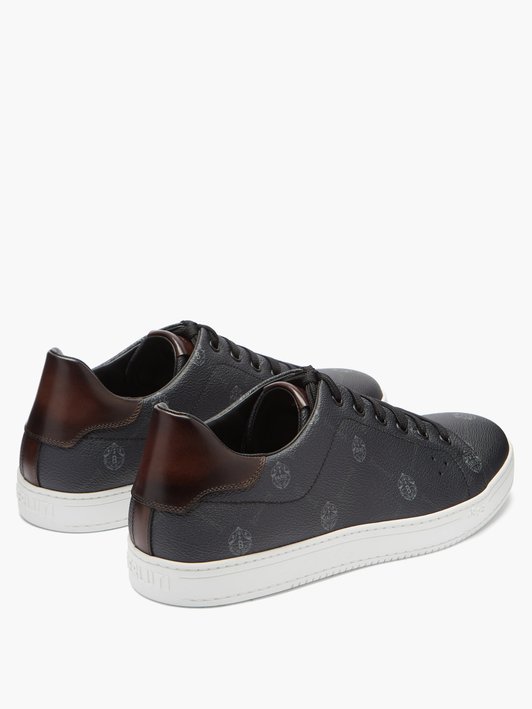 Berluti Playtime logo-print leather trainers