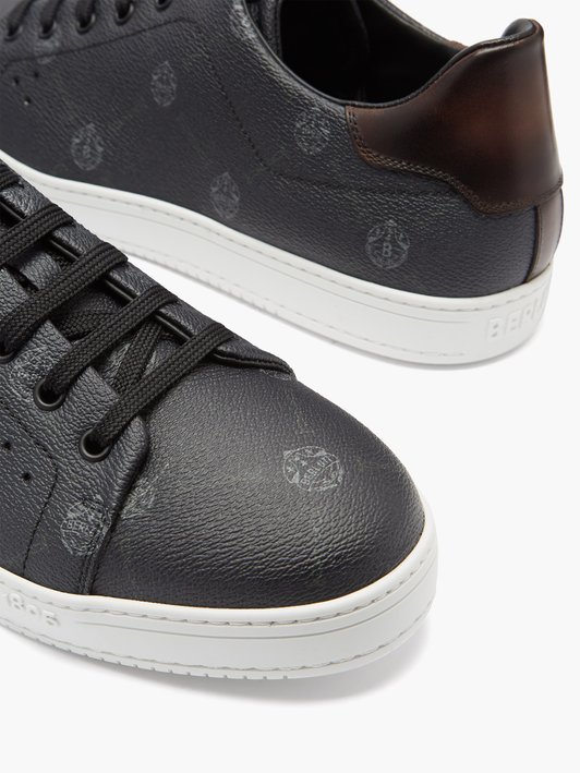 Berluti Playtime logo-print leather trainers