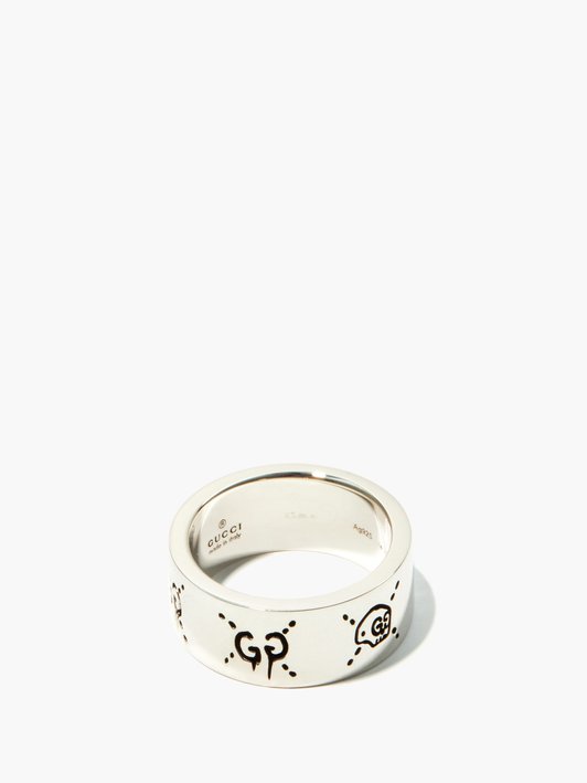 GUCCI Gucci Ghost sterling silver ring