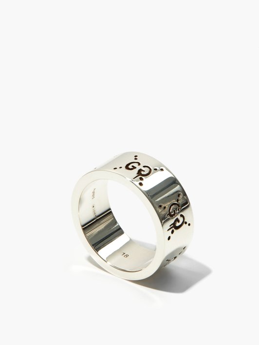 Gucci GucciGhost sterling-silver ring