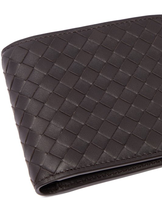 Bottega Veneta Bi-fold intrecciato leather wallet