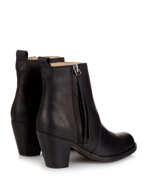Pistol leather ankle boots | Acne 