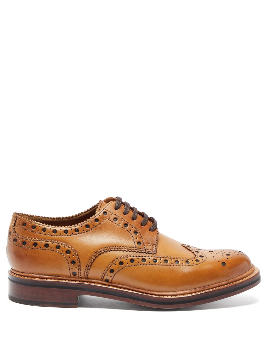 Archie leather brogues Brown Grenson 
