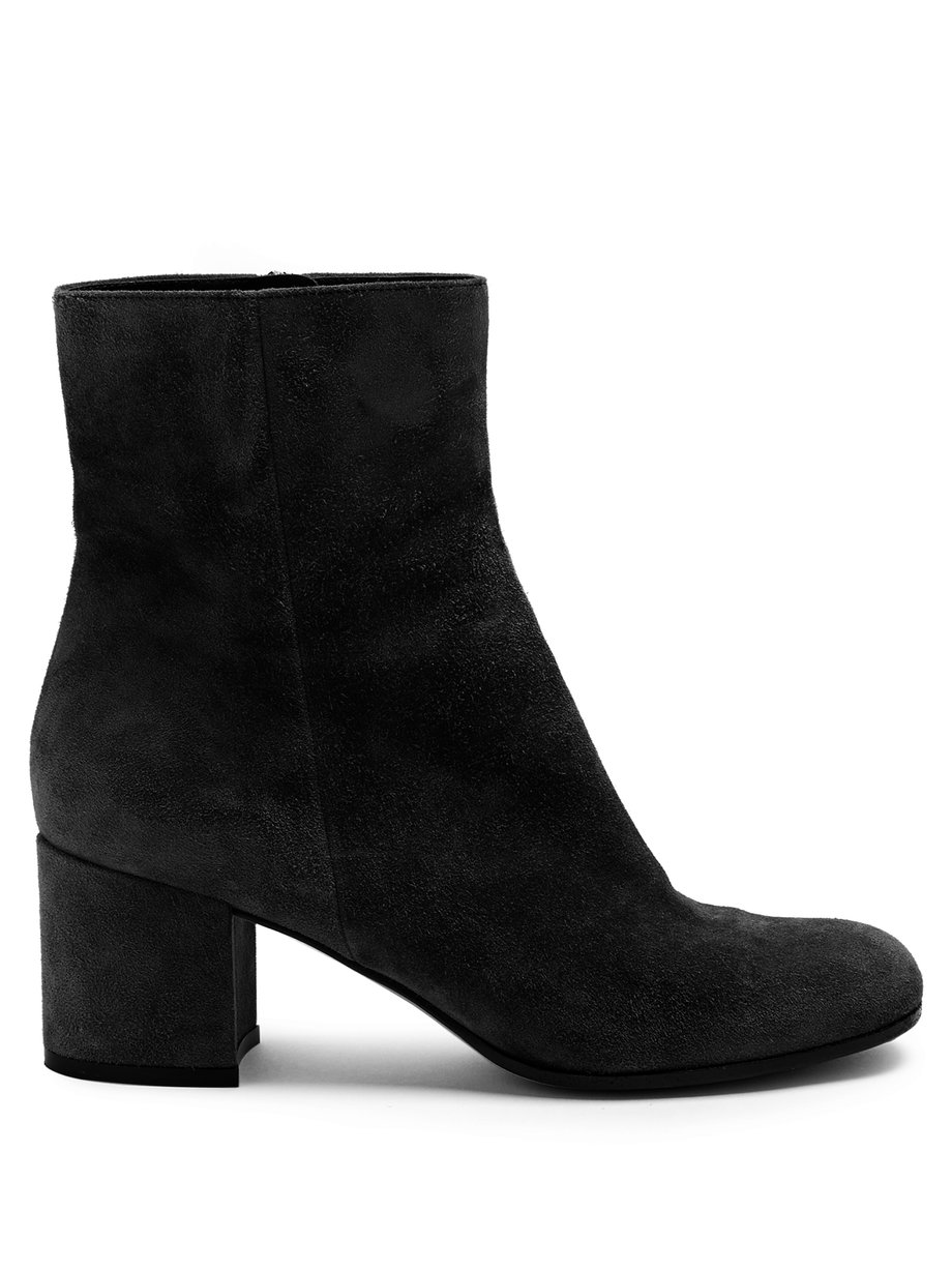 Black Margaux 60 suede ankle boots | Gianvito Rossi | MATCHESFASHION US