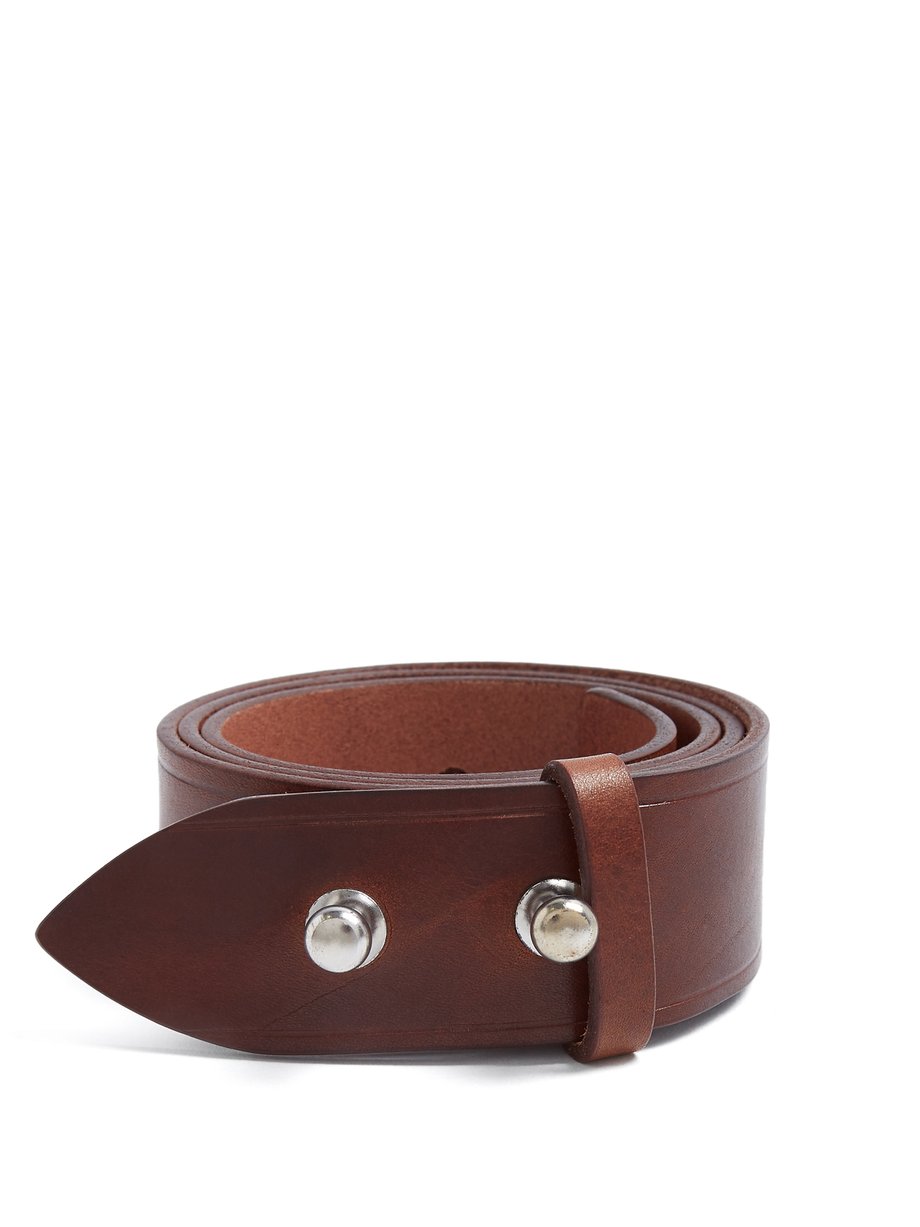 Brown Marcia leather belt | Isabel Marant | MATCHESFASHION US