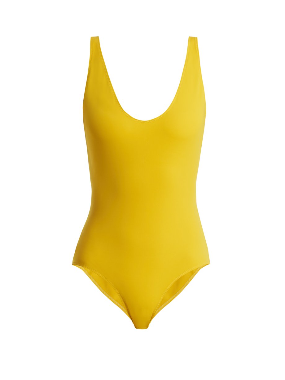 Yellow The Zeno swimsuit | Rochelle Sara | MATCHESFASHION UK