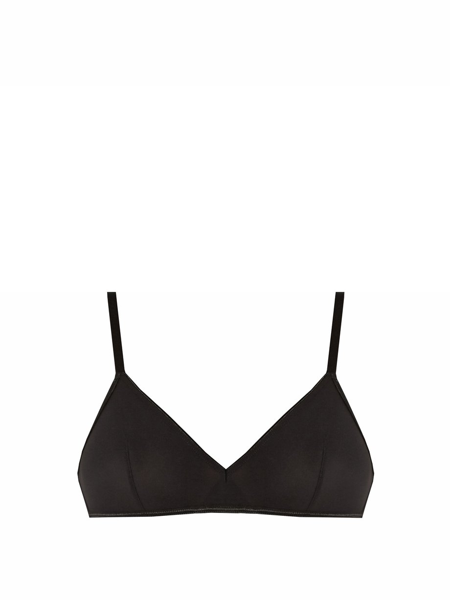 Black Sheer Tactel soft-cup bra | Bodas | MATCHESFASHION AU