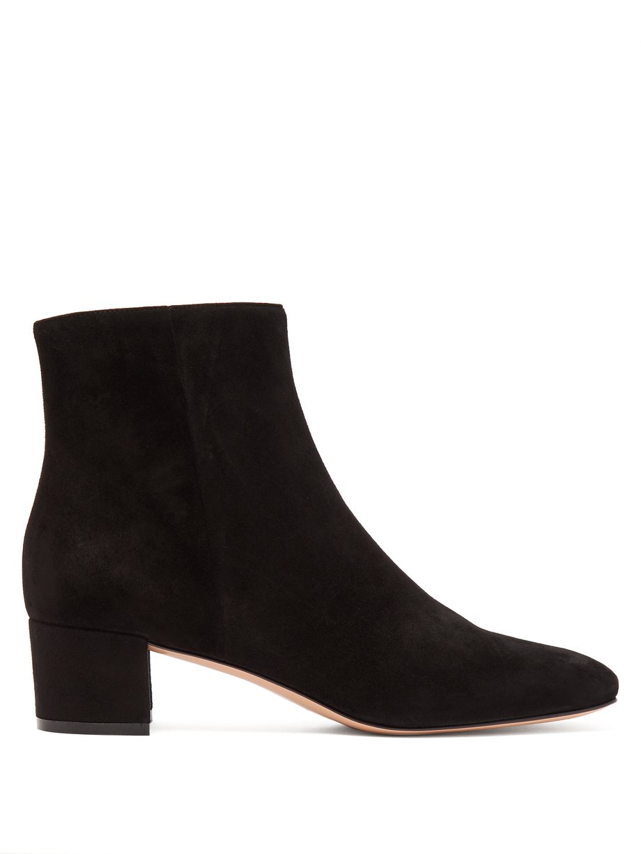 Black Block-heel 45 suede ankle boots | Gianvito Rossi | MATCHESFASHION UK