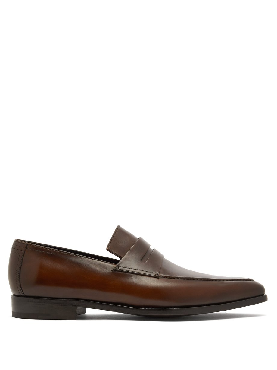 Brown Andy Demesure leather loafers | Berluti | MATCHESFASHION US