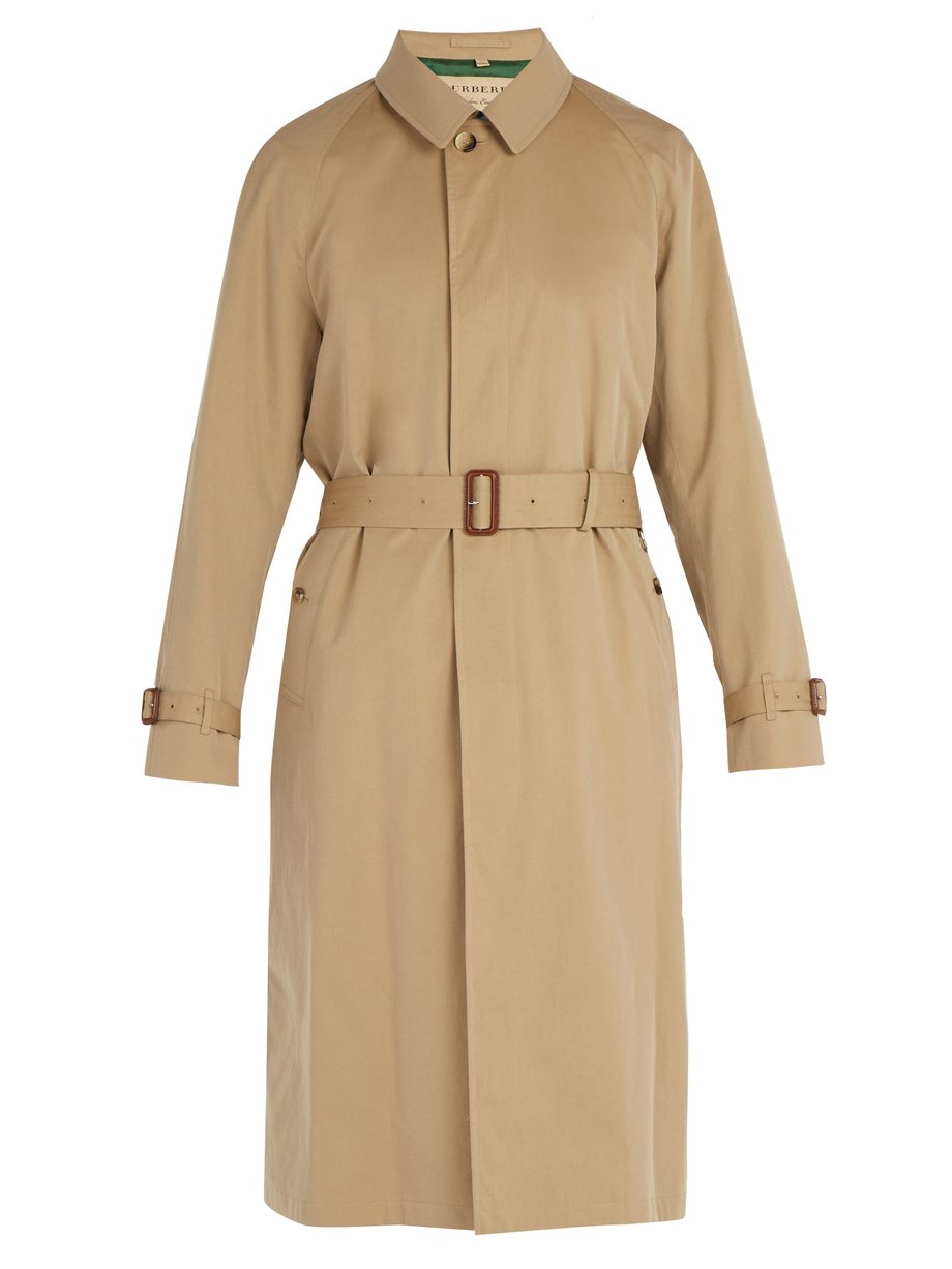 Tan Car cotton-gabardine coat | Burberry | MATCHESFASHION US