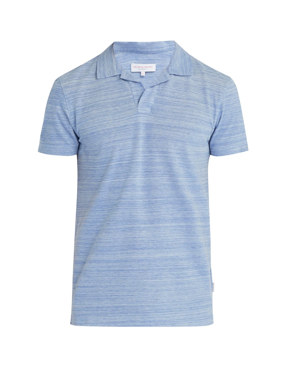 Blue Felix cotton polo shirt | Orlebar Brown | MATCHESFASHION US