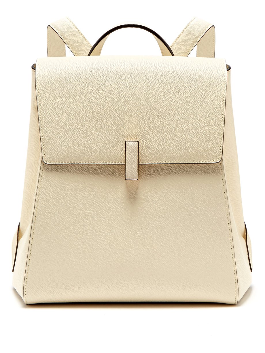 White Iside saffiano-leather backpack | Valextra | MATCHESFASHION UK