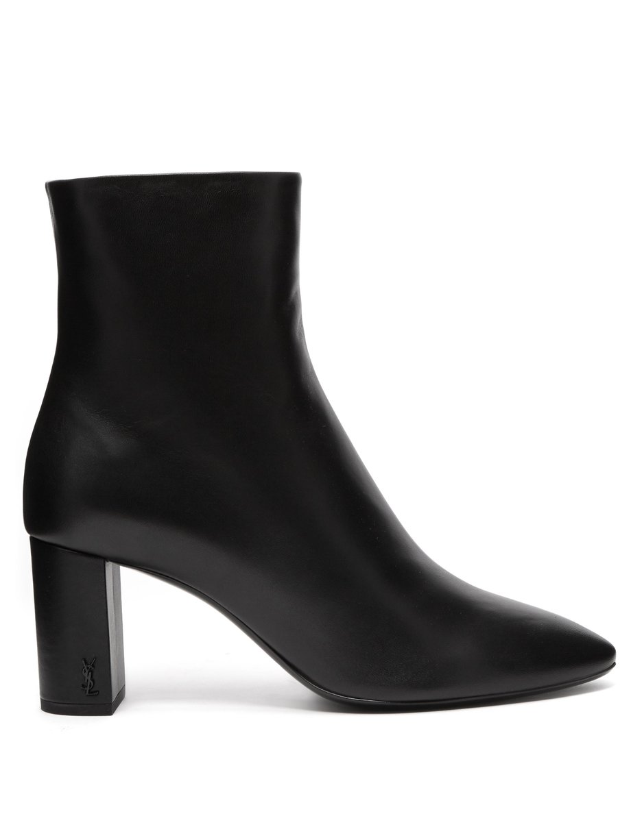 Lou leather ankle boot Black Saint Laurent | MATCHESFASHION FR