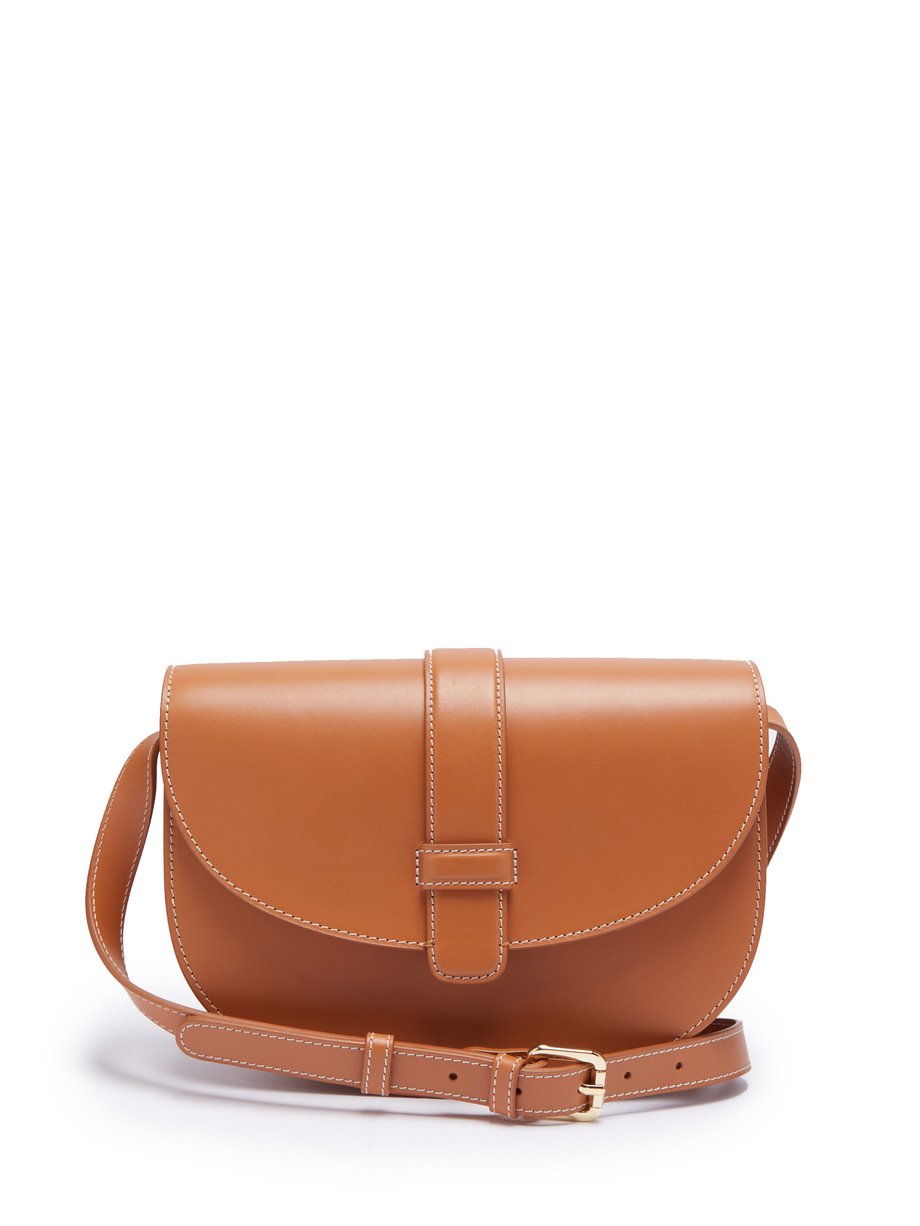 Tan Eloise leather cross-body bag | A.P.C. | MATCHESFASHION US