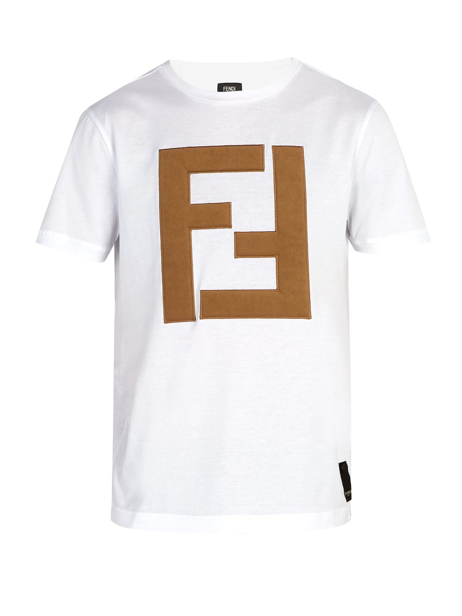 fendi ff logo t shirt