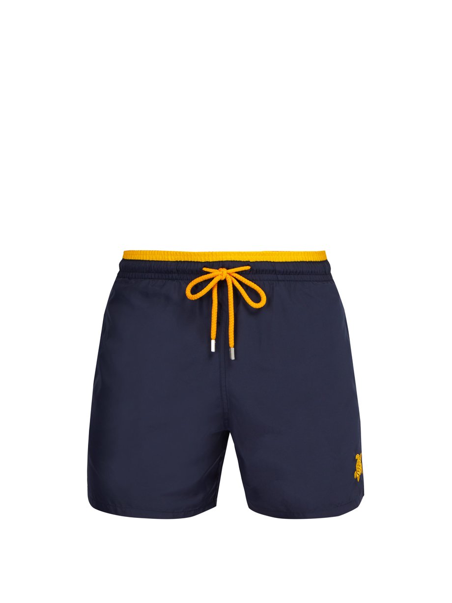 Navy Moka bi-colour swim shorts | Vilebrequin | MATCHESFASHION US