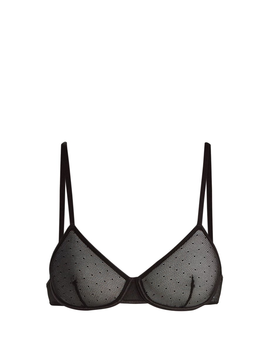 Black Jabouley lace underwired bra | Bodas | MATCHESFASHION UK