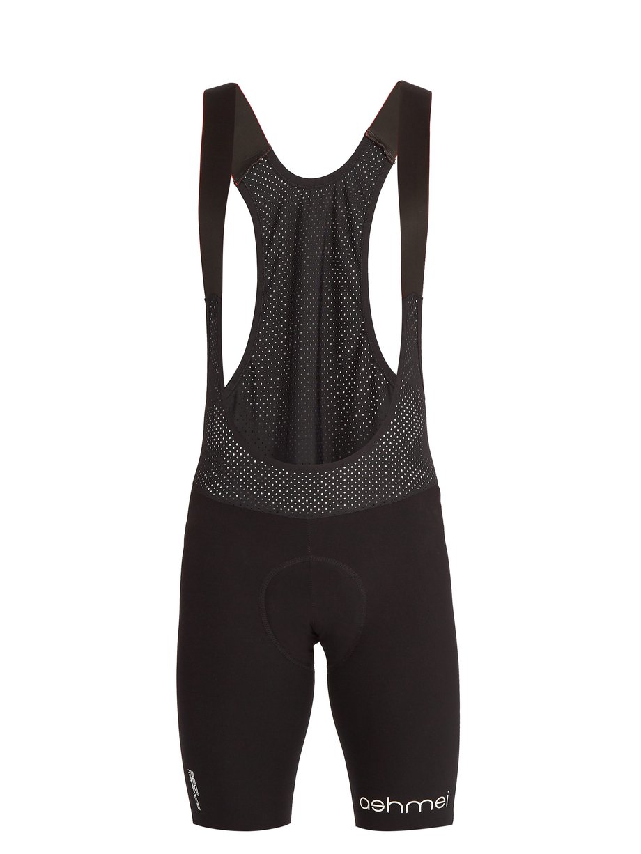 the black bib shorts