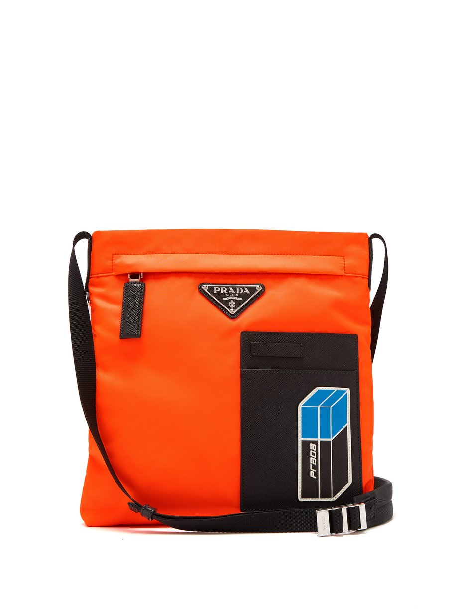 prada orange crossbody bag