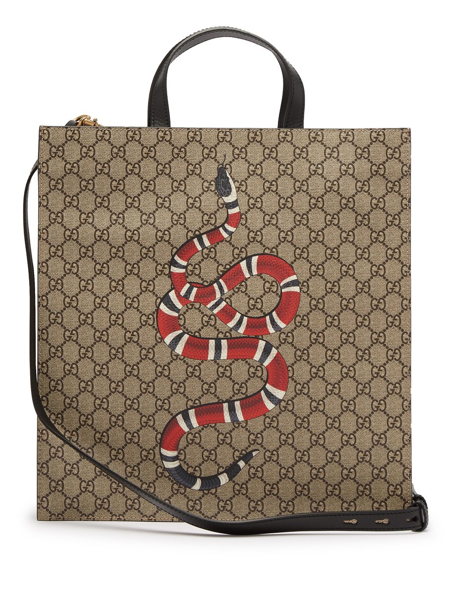 Kingsnake-print tote bag | Gucci 